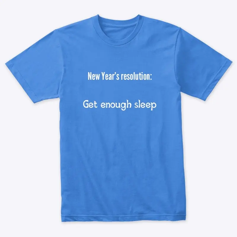  New Year’s sleep tee